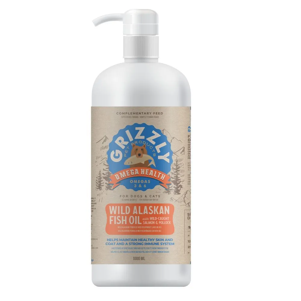 Grizzly Plus Vildlakseolie 1000 ml